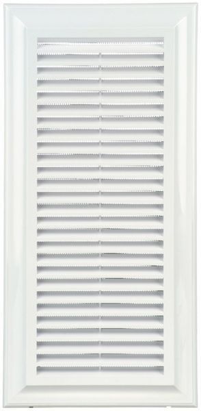 Решетка Blauberg Decor 140x300s пластик белый 