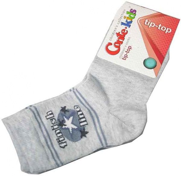 Носки детские Conte-Kids TIP-TOP 180 р.18 светло-серый 