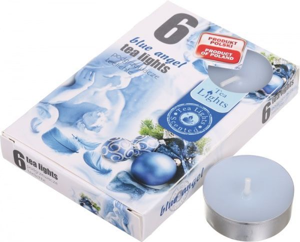 Набор свечей Голубой ангел 6 шт.