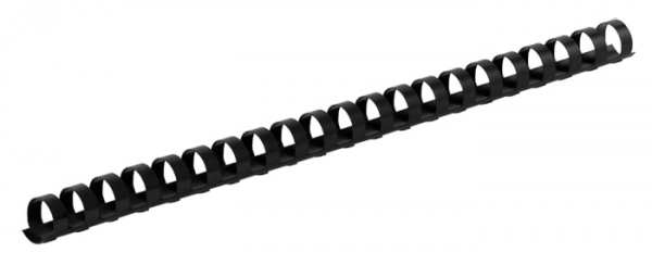 Пружина для брошурування Buromax пластикова d 10 мм чорна BM.0502-01 100 шт. 