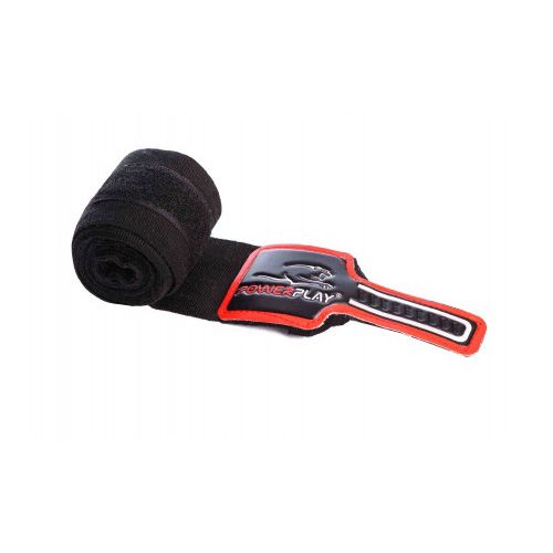 Боксерские бинты PowerPlay уни. 4 м черные PP_3046 