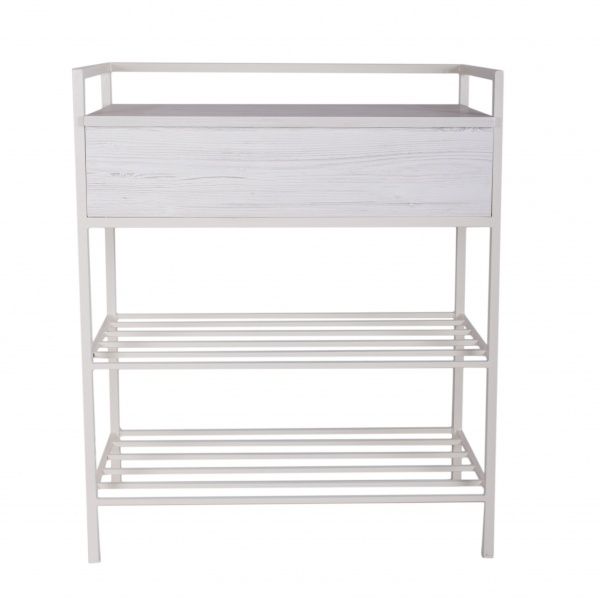 Подставка для обуви Метал Арт Лаос 350x700x830 мм / белый 