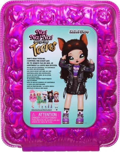 Набір з лялькою Na! Na! Na! Surprise серії Teens_Ребел Деар 573890