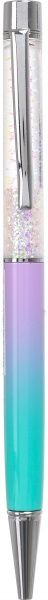 Ручка кулькова Бірюзово-фіолетовий глітер SK209786 