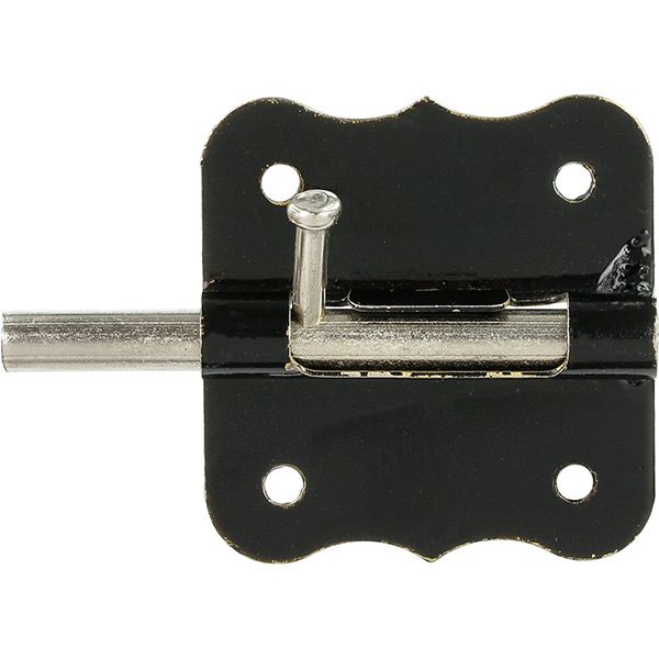 Шпінгалет накладний 6-31 Bruno чорний 120 мм