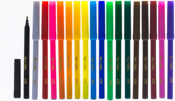 Фломастеры Tom and Jerry 18 шт Cool For School