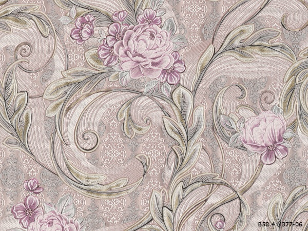 Обои виниловые на бумажной основе Славянские обои Соmfort Менуэт 377-06 0,53x10,05 м 