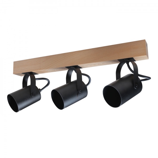 Спот Светкомплект WD 1003 3x50 Вт GU10 черный/дерево 