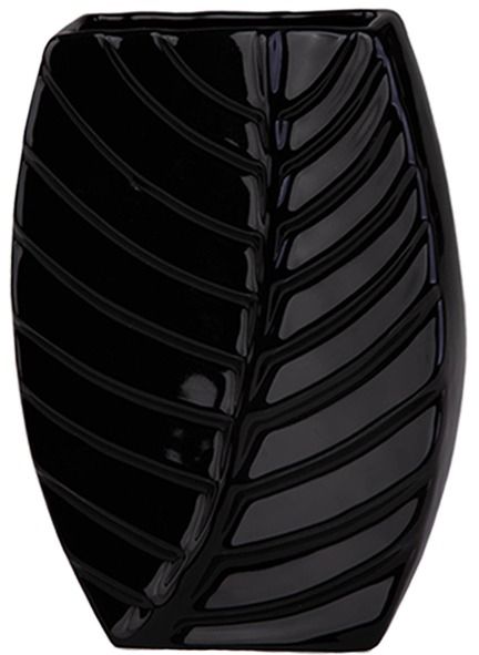 Ваза Флора Лист магнолії 2902-23,5 чорна Eterna