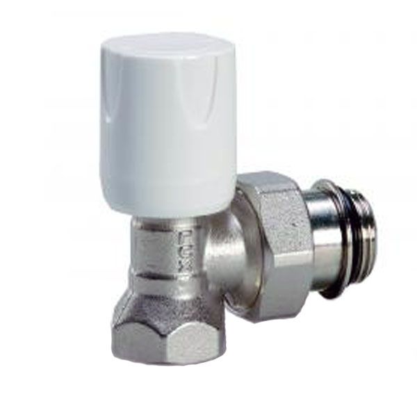 Кран радіаторний Luxor ручного регулювання з ущільнювачем кутовий 1/2