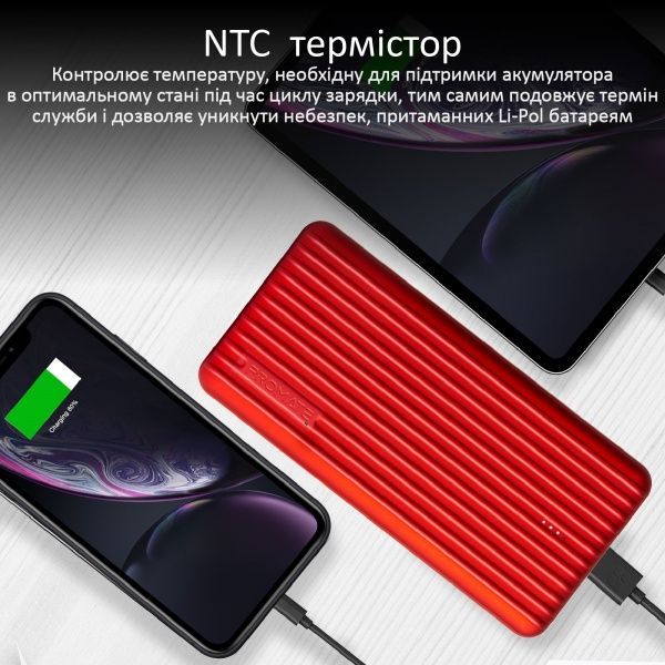 Зовнішній акумулятор (Powerbank) Promate Titan-30 30000 mAh red (titan-30.red) 