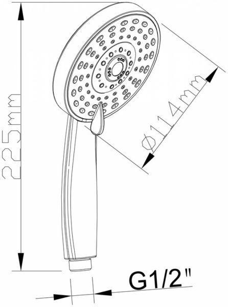 Ручний душ Mixxen Леон MXAT0126