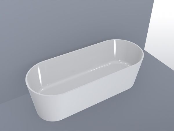 Ванна из искусственного камня Miraggio Providence 170x70 белая