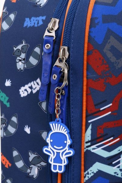 Ранец школьный Bagland Turtle Littel Raccon Jump синий суб.1038 (13470)