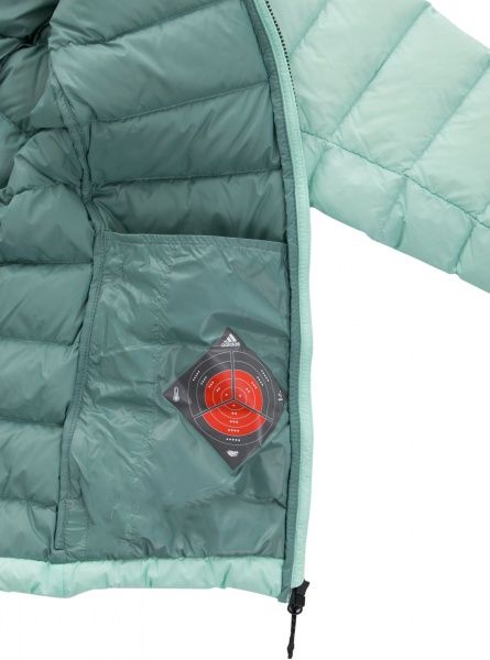 Куртка Adidas Light Down Hooded Jacket AP8736 36 зелений