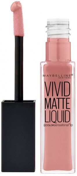 Блиск для губ Maybelline New York Color Sensational Vivid Matte пастельно-бежевий 8 мл