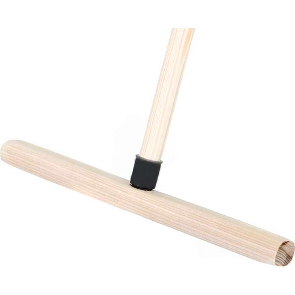 Швабра для пола деревянная с колпачком 