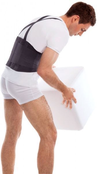 Бандаж Торос-Груп р. 96-105 см Тип 216 для підняття важких предметів чорний