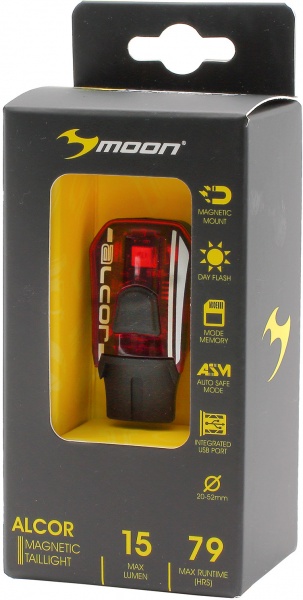 Фонарь велосипедный Moon 220460-RB задний