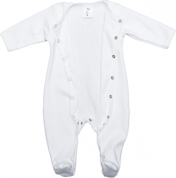 Комбинезон детский для мальчика Bambinelli с крылышками р.68 белый 