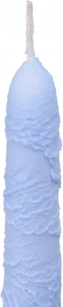 Свічка конусна хвиля блакитна 30 см Pako-If