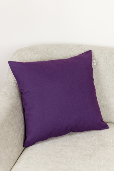 Подушка декоративная фиолет 45x45 см разноцветный Прованс 