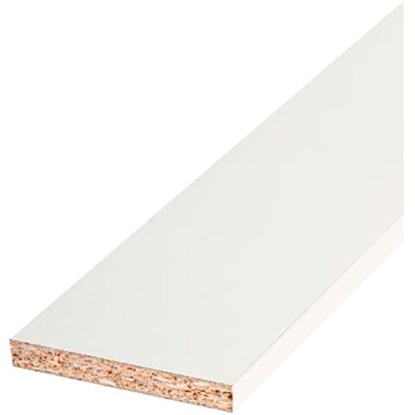 Цоколь без профіля 100х2400 білий ДСП