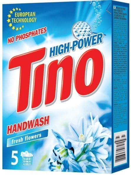 Стиральный порошок для ручной стирки Tino High-Power Fresh flowers 0,35 кг