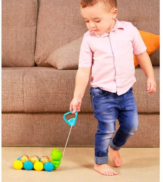 Каталка Bebelino Гусеница с шариками