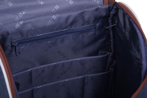 Рюкзак школьный KITE College line blue