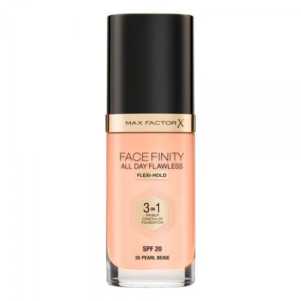 Тональна основа Max Factor Facefinity All Day Flawless 3-in-1 35 Pearl Beige 30 мл
