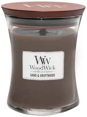 Свеча ароматическая Woodwick Medium Sand & Driftwood 275 г 