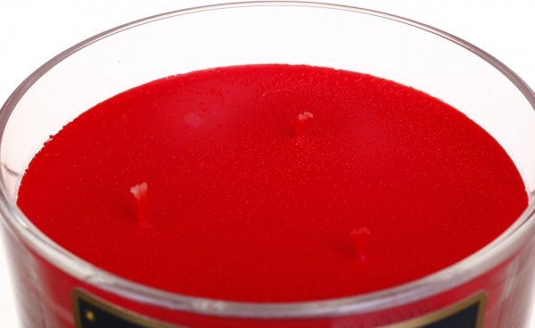 Свеча ароматическая Pako-If 3 фитиля Cake красная 