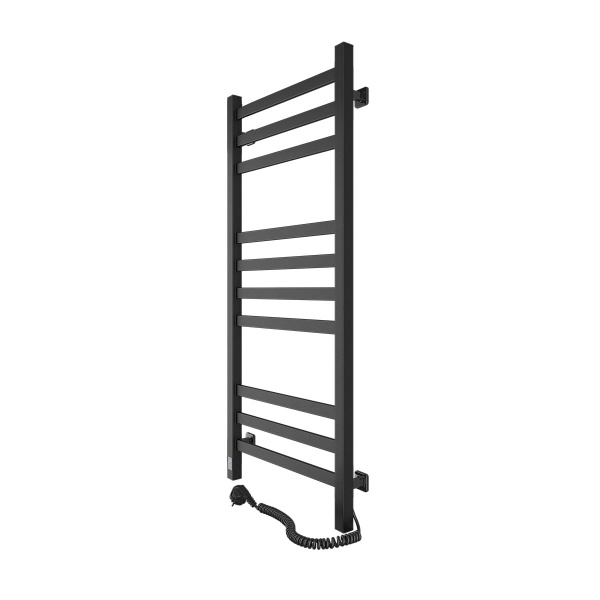 Рушникосушарка електрична NAVIN Авангард 480х1000 мм Sensor права з таймером чорний муар (12-228053-4810) 