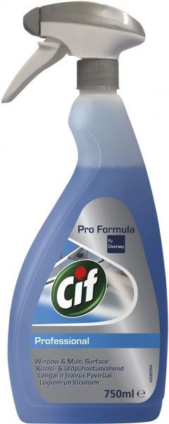 Засіб миючий для скла та дзеркал Cif Pro Formula 0,75л