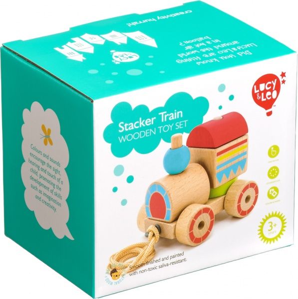 Каталка-сортер Lucy&Leo Паровозик