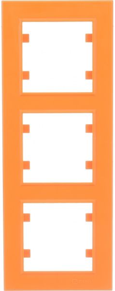 Рамка тримісна Makel Karea вертикальна помаранчевий