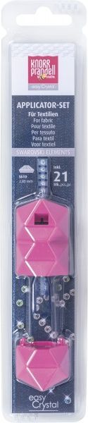 Самоклейкі стрази та перлини для текстилю з аплікатором срібло 215003000 1 шт. Knorr Prandell