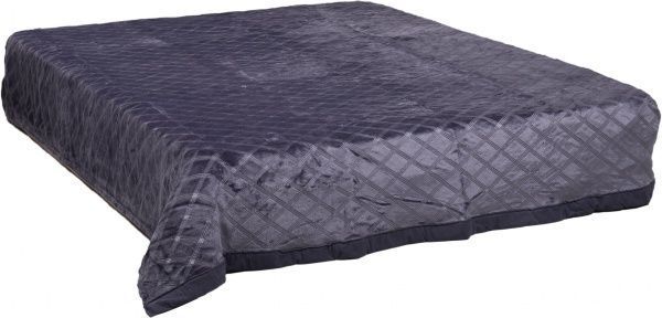 Покривало Embossed Crossline 220x240 см La Nuit графіт 