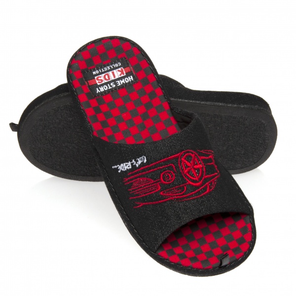 Тапочки детские для мальчика Home Story р.30 черный 210852-13 