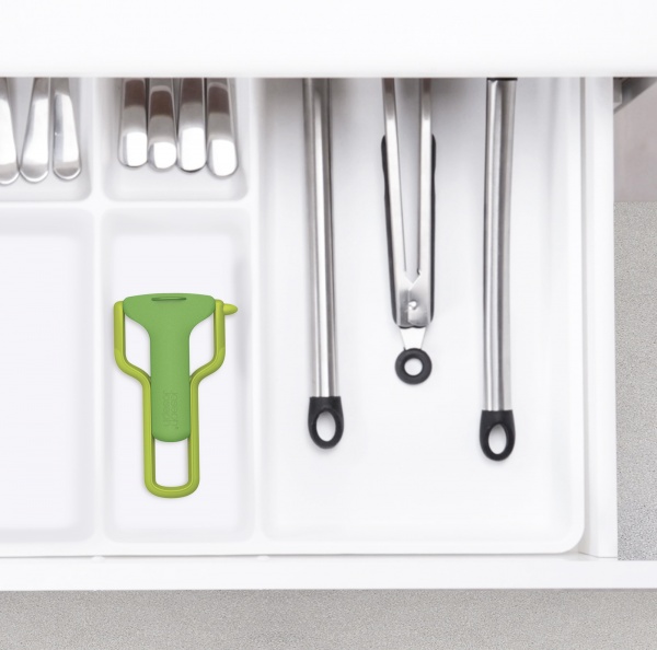 Овощечистка горизонтальная с защитой Gadgets зеленый 1000965 Joseph Joseph 