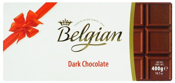 Шоколад Belgian Chocolate черный 50% Xl 400 г