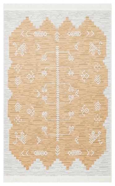 Килим Ekohali Arya AR 23 Yellow 120x180 см двосторонній 