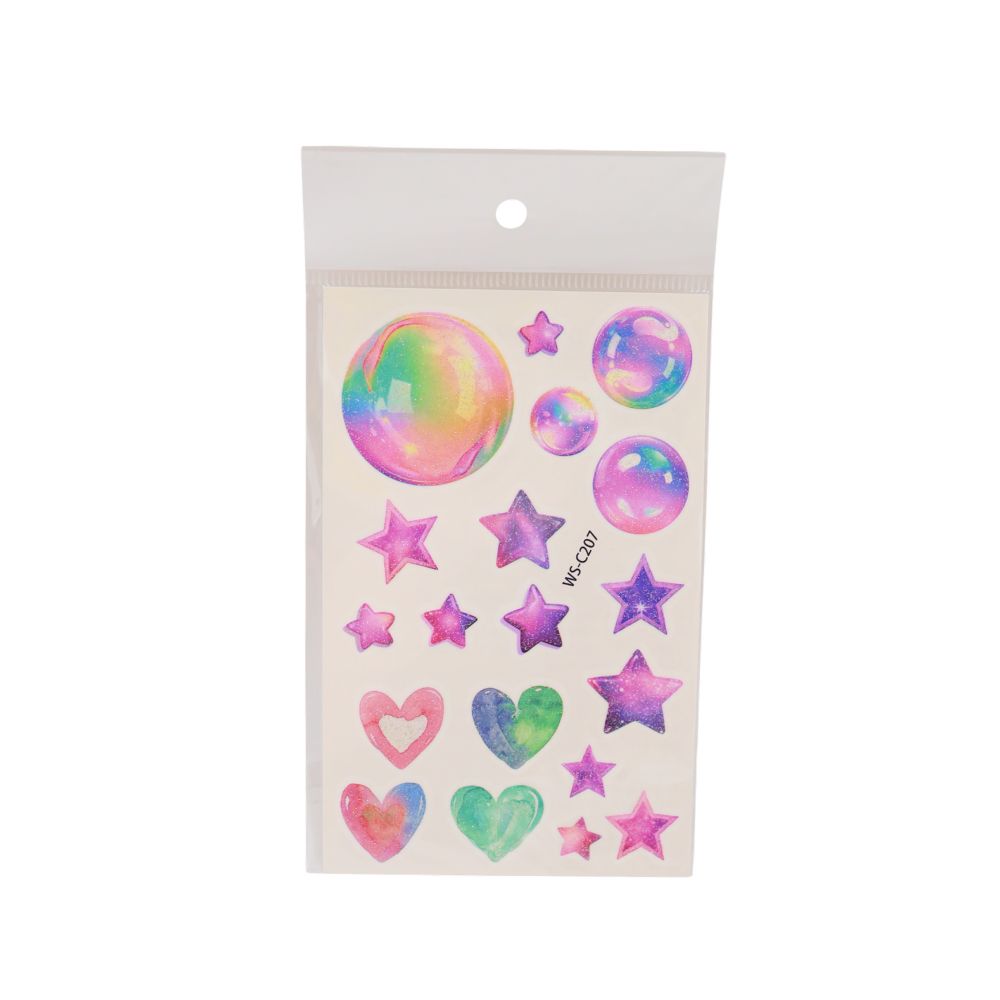 Набір тимчасових татуювань SHANTOU YISHENG Барвисті метелики WS-C201-C210