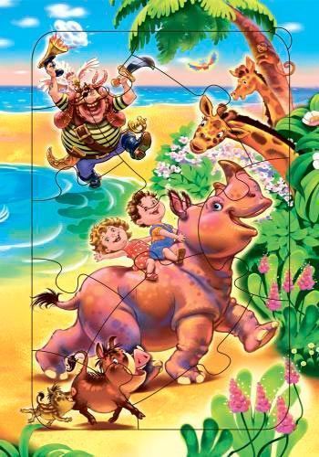 Книга-пазл Корней Чуковский «Бармалей» 978-966-746-205-5