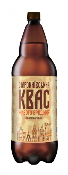 Квас Старокиївський живого бродіння 2л 2 л 