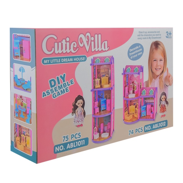 Игровой домик с куклой ABL1012