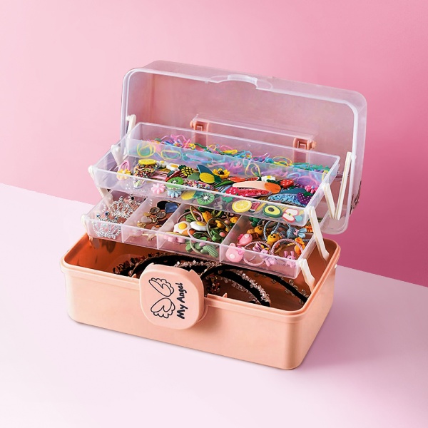 Ящик для хранения мелочей MVM PC-16 S PINK 157x290x160 мм