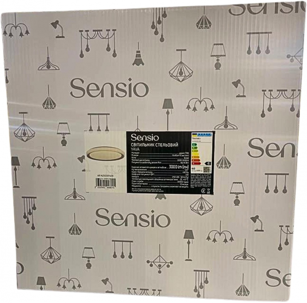Светильник потолочный Sensio LED Yava D490хН75 3000lm 60 Вт белый 3000-6500 К AR-N250301409