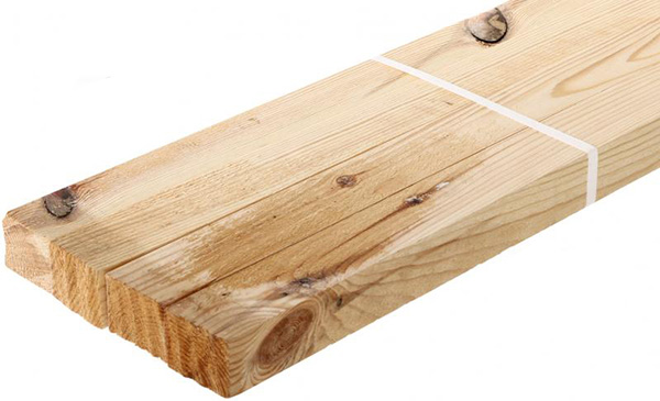 Рейка Ліра цельная 40х50х3000 мм сосна (уп. 4 шт.)